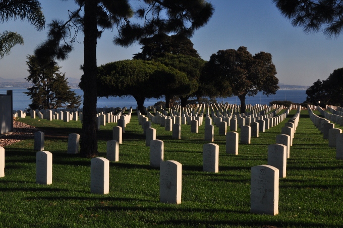 Fort Rosecrans Natl Cemetery at Point Loma